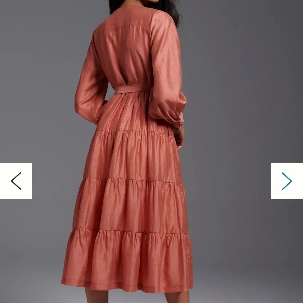 Anthropologie Agosta Tiered Maxi Dress NWOT Size XS - Picture 3 of 10